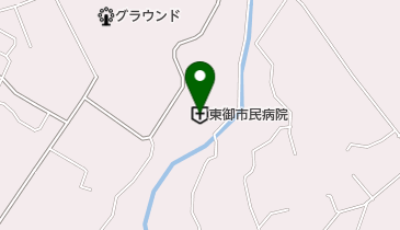東御市民病院の地図画像