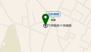 下伊那赤十字病院の地図画像