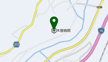 長野県立木曽病院の地図画像