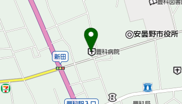 豊科病院の地図画像