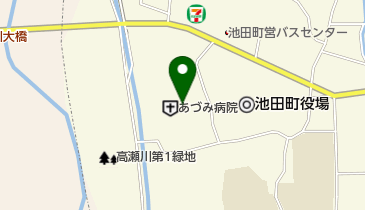 北アルプス医療センターあづみ病院の地図画像