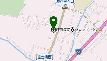 峡南病院の地図画像