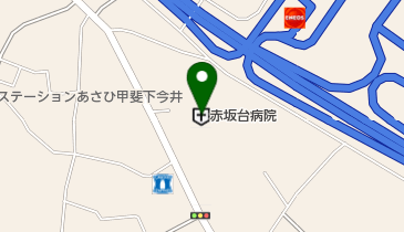 赤坂台病院の地図画像