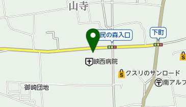 峡西病院の地図画像