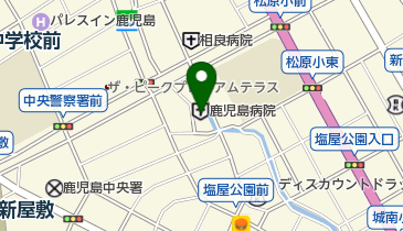 済生会鹿児島病院の地図画像