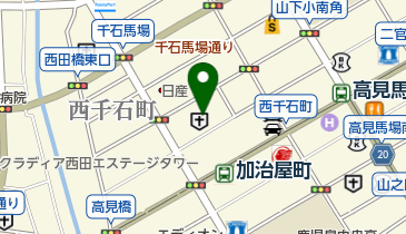 日高病院の地図画像