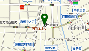 土橋病院の地図画像