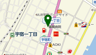 うすき整形・外科・内科病院の地図画像