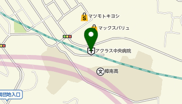 アクラス中央病院の地図画像