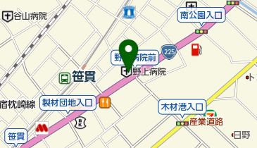 野上病院の地図画像