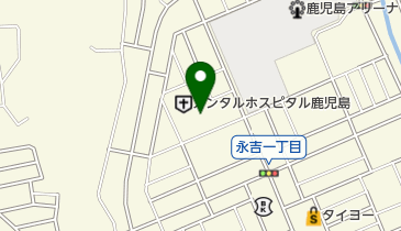 メンタルホスピタル鹿児島の地図画像