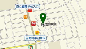 吉野病院の地図画像