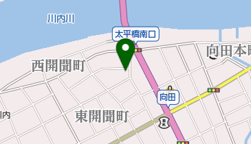 上村病院の地図画像