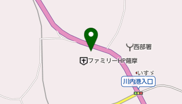 ファミリーHP薩摩の地図画像