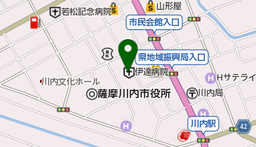 伊達病院の地図画像
