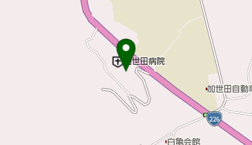 加世田病院の地図画像