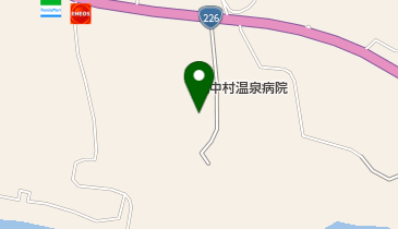 中村温泉病院の地図画像