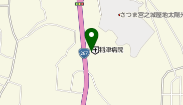 稲津病院の地図画像