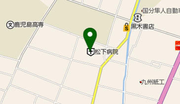 松下病院の地図画像