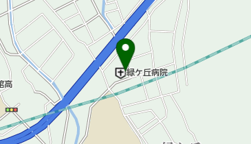 緑ケ丘病院の地図画像