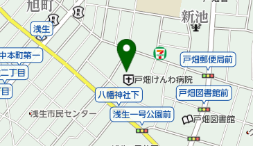 戸畑けんわ病院の地図画像