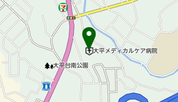 大平メディカルケア病院の地図画像