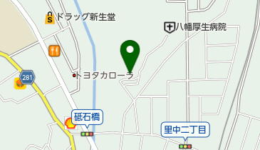 八幡厚生病院の地図画像