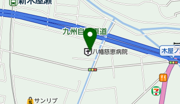 八幡慈恵病院の地図画像