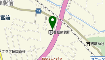 香椎療養所の地図画像