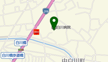 白川病院の地図画像