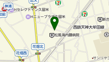 内藤病院の地図画像