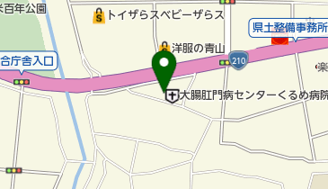 くるめ病院の地図画像
