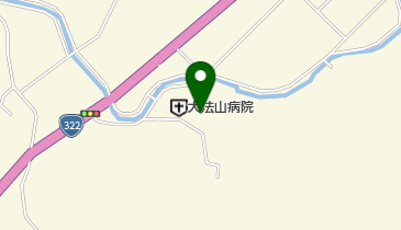 大法山病院の地図画像