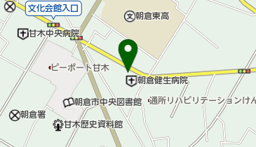 朝倉健生病院の地図画像