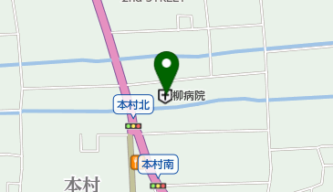 柳病院の地図画像