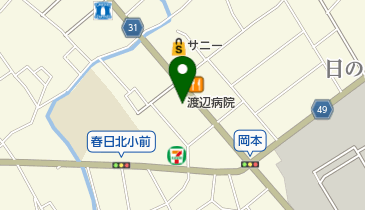 渡辺病院の地図画像