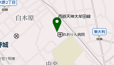 おおりん病院の地図画像