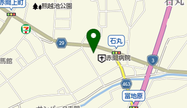 赤間病院の地図画像