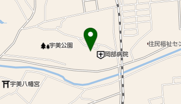 岡部病院の地図画像