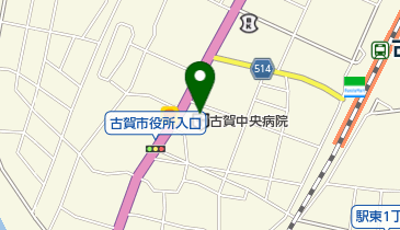 古賀中央病院の地図画像