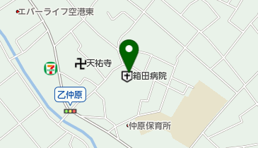 箱田病院の地図画像