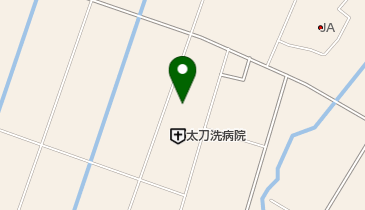 太刀洗病院の地図画像