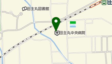 田主丸中央病院の地図画像