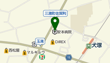 安本病院の地図画像