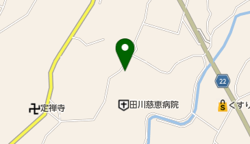 田川慈恵病院の地図画像