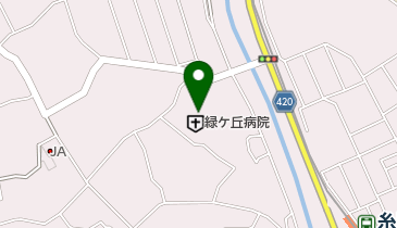 糸田町立緑ケ丘病院の地図画像