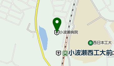 小波瀬病院の地図画像