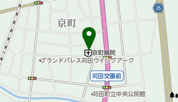 健和会京町病院の地図画像