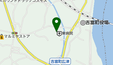 東病院の地図画像