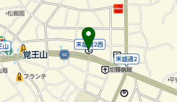 はちや整形外科病院の地図画像